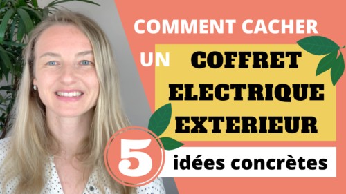 comment cacher un coffret électrique exterieur, des idées de paysagiste