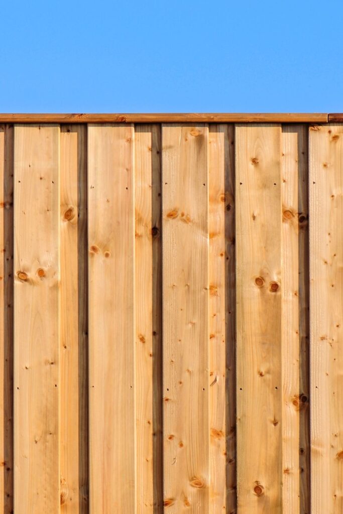 Brise-vue en bois 