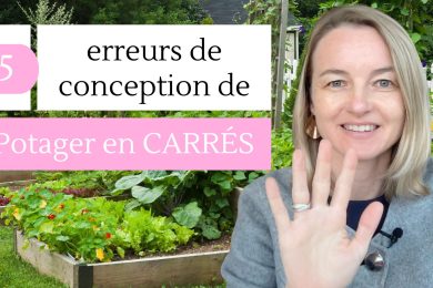 5 erreurs de conception de potager en carrés