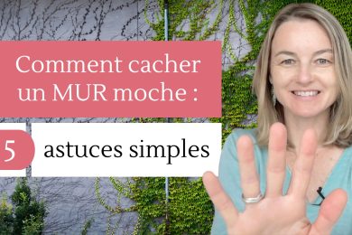Comment cacher un MUR moche ; 5 astuces simples