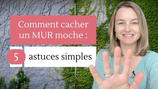 Comment cacher un MUR moche ; 5 astuces simples